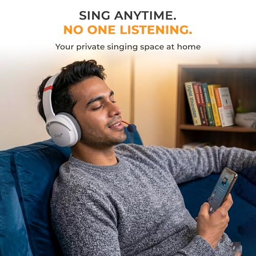 SIRO Personal Karaoke Headphone | Detachable Mic | Bluetooth | Perfect for Karaoke, Practice, Music & Calls | Voice Mode | External Noise Reduction | Portable with Carry Case | Long Lasting Battery - Image 3