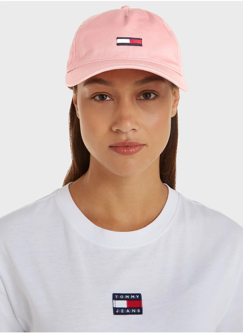 TOMMY JEANS Elongated Flag Curved Peak Cap