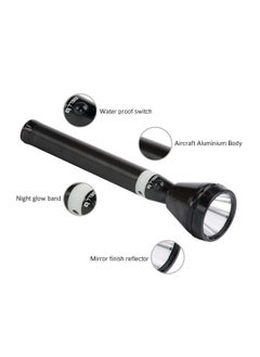 iBELL IBELL FL8359 Rechargeable Torch Flashlight,Long Distance Beam Range, Aircraft Aluminium Body with Ultra Bright LED Light(Black)  - Image 5
