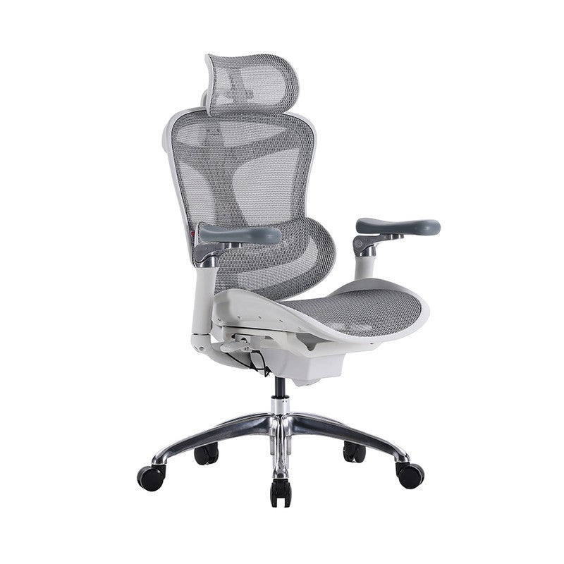 ALTIS Doro C300 Ergonomic Office Chair with Ultra Soft 3D Armrests, Dynamic Lumbar Support for Home Office Chair, Adjustable Backrest Desk Chair, Swivel Big and Tall Office Chair(White) - Image 3