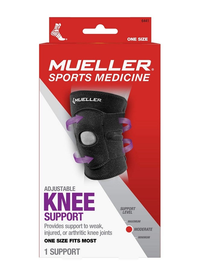 Mueller MUELLER Sports Medicine 4-Way Adjustable Knee Brace, Knee Pain Relief Support for Men and Women, Ideal for Arthritis, Sprains, Black - Image 4