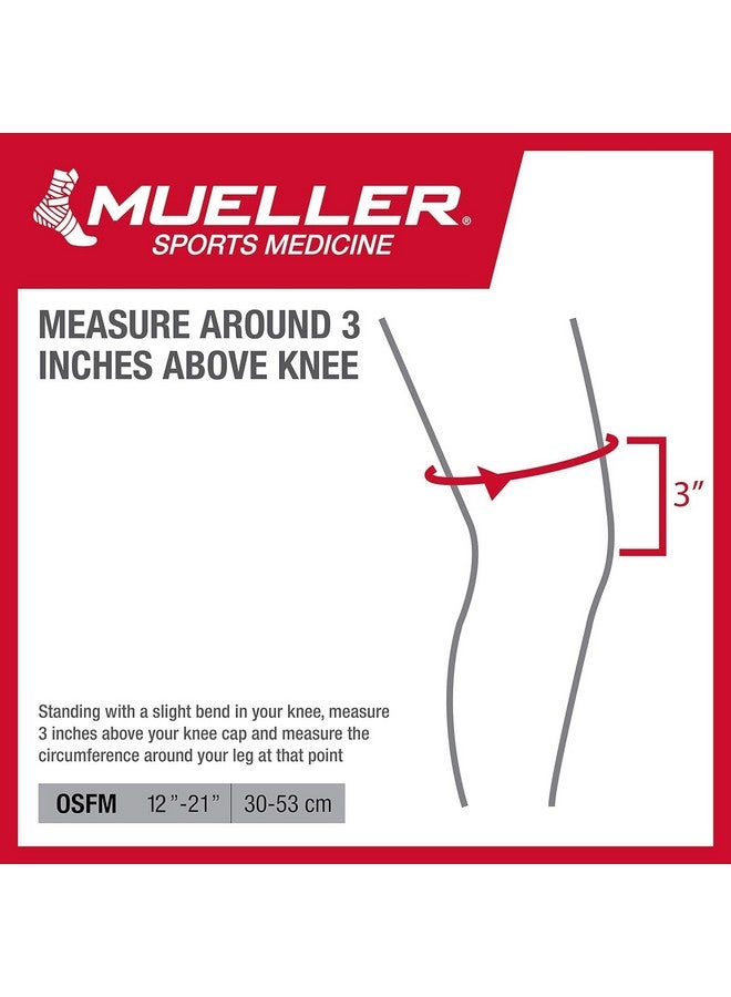 Mueller MUELLER Sports Medicine 4-Way Adjustable Knee Brace, Knee Pain Relief Support for Men and Women, Ideal for Arthritis, Sprains, Black - Image 3