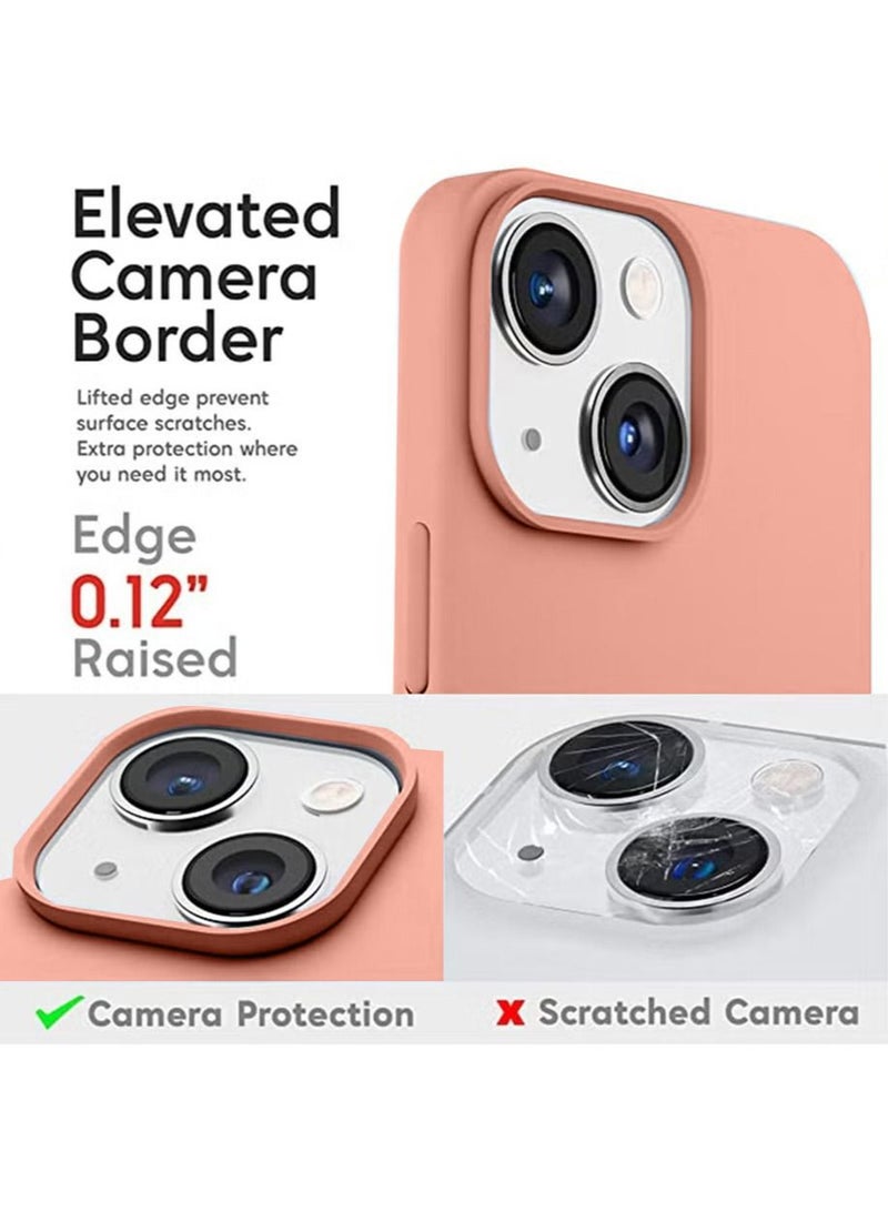 iPhone 15 Mobile Case Cover with Soft Liquid Silicone Protection Anti-Scratch Shockproof Accessories Slim Protective Back Cover with Comfortable Hold Touch Feeling and Anti-fingerprint - Image 3