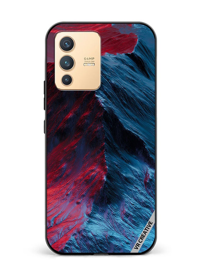 VR CREATIVE Protective Case Cover For Vivo V23 5G Mountain Design Multicolour - Image 1
