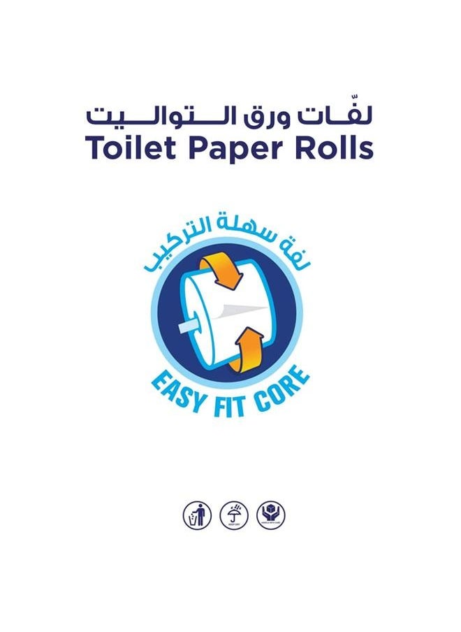 soft n hygienic Soft & Strong Toilet Tissue Rolls 200 Sheets White Pack of 10 Rolls  - Image 5
