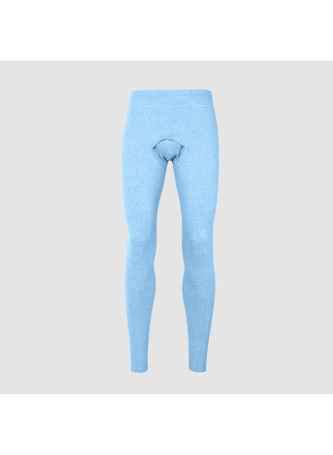 Austrian Element Men's Thermal Pants Double-sided Brushed Fleece Thickened Autumn Pants No Need For Underwear Antibacterial Base Layer Cotton Thermal Pants - Image 1