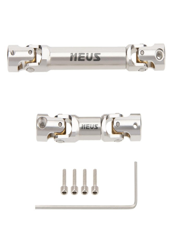 MEUS RACING عمود نقل الحركة المركزي من MEUS RACING لسيارة Axial 1/24 SCX24 Deadbolt AXI90081 B17، فضي - Image 2