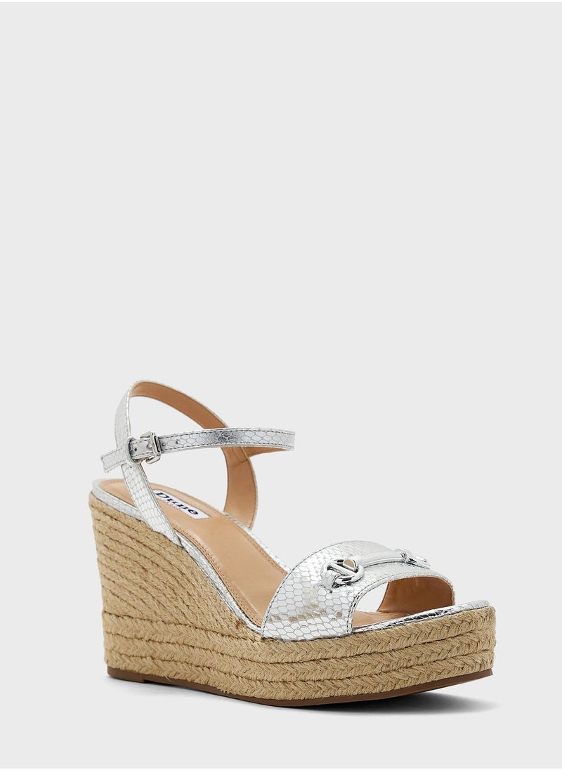 Dune LONDON - Kai High Heel Wedge Sandals - Image 1