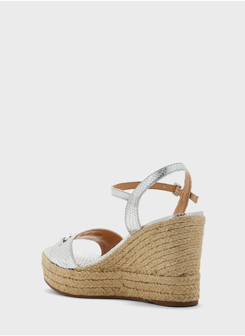 Dune LONDON - Kai High Heel Wedge Sandals - Image 1