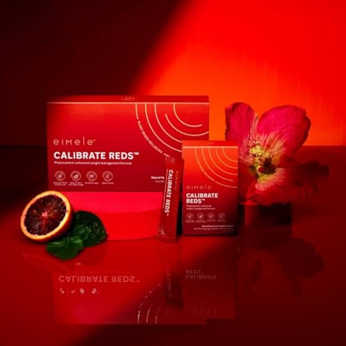 eimele Calibrate Reds | Natural Weight Control Formula for Women & Men | Reduce Cravings | Healthy Weight Support | Vegan | 30 Sachets (2g Powder ea) - Image 4