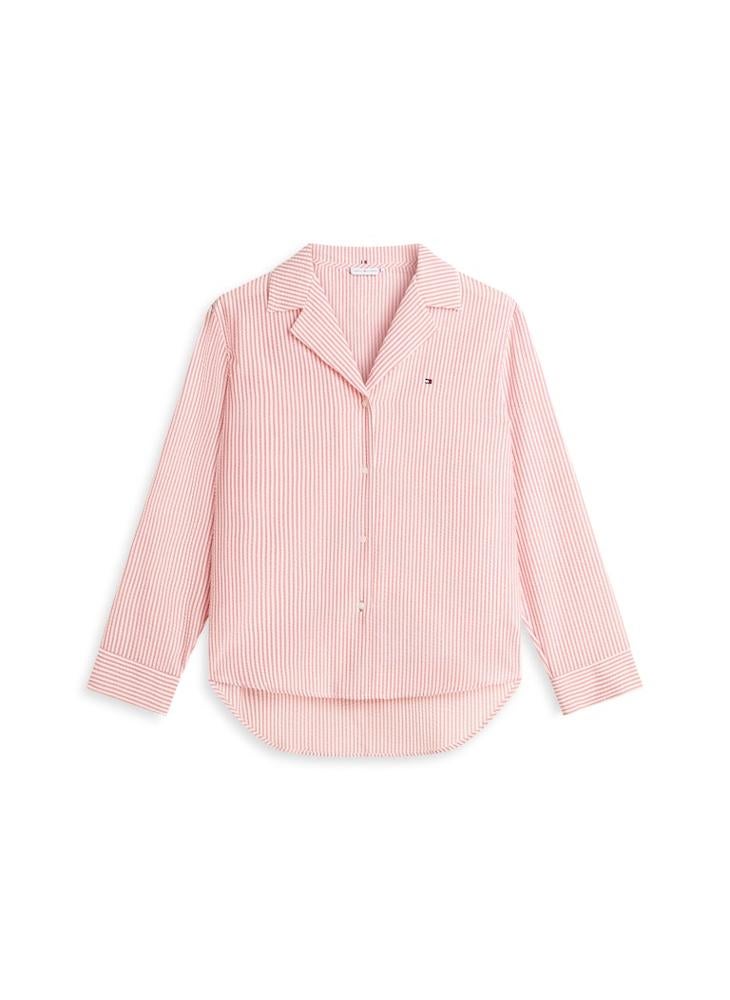 TOMMY HILFIGER Essential Seersucker Pyjama Shirt - Image 5