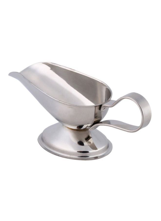 NIBEMINENT Stainless Steel Gravy Boat Silver  - Image 1
