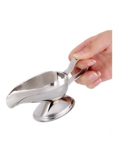 NIBEMINENT Stainless Steel Gravy Boat Silver  - Image 4