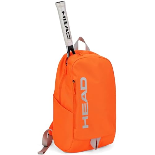 HEAD Waterproof Gym Backpack for Women, Compact Sport Backpack for College/Hiking/Fitness/Outdoor/Daily, (Orange) - Image 1