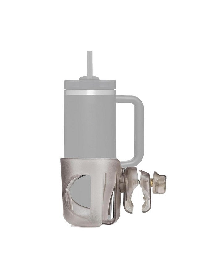 Digital Nc New Cup Holder Compatible with UPPAbaby Cup Holder (for Vista, Cruz and Minu). A Solid Super Secure Fit. 360 Degrees Rotatable. Anti-Shake Spill Resistant. (Transparent) - Image 2