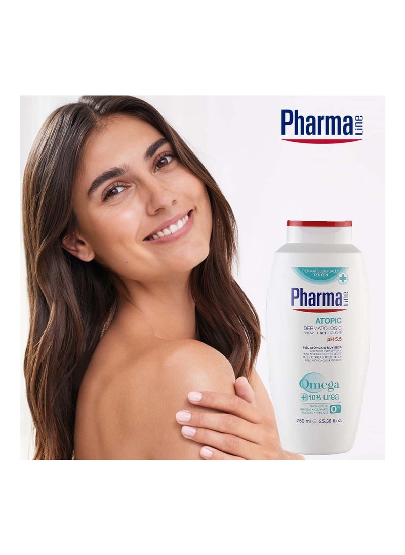 PharmaLine - Atopic Dermatologic Shower Gel 750 Ml - Image 1