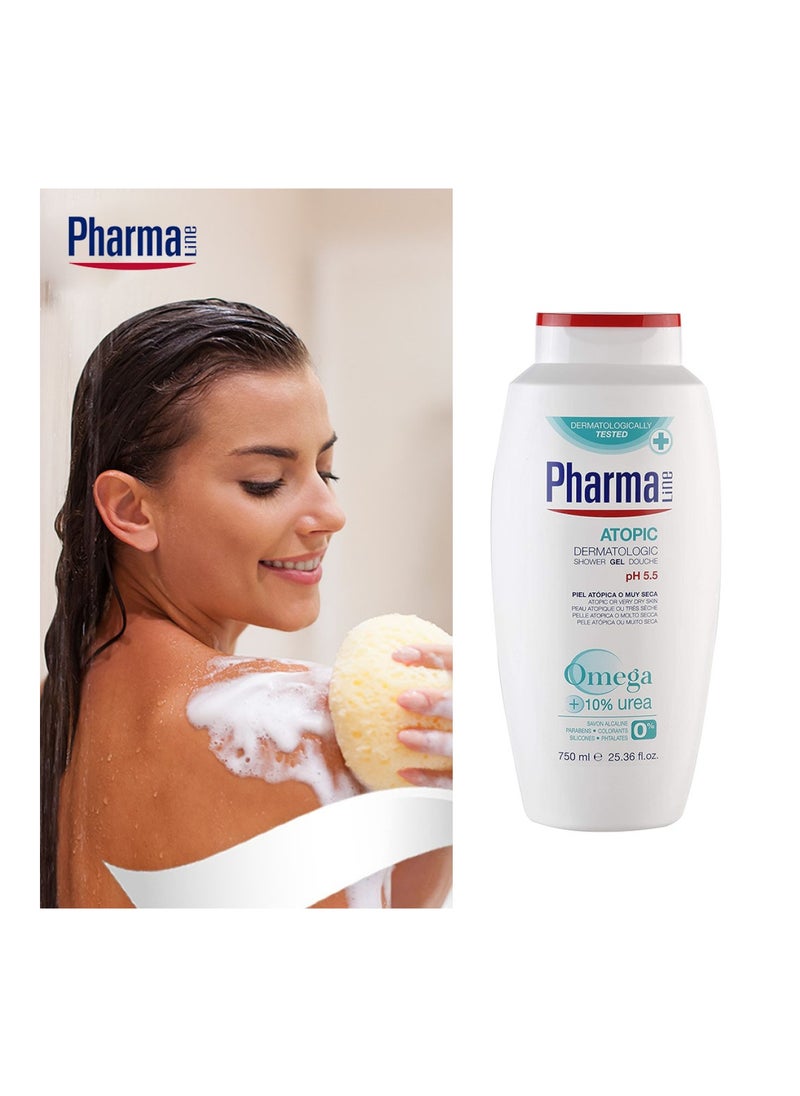 PharmaLine - Atopic Dermatologic Shower Gel 750 Ml - Image 1