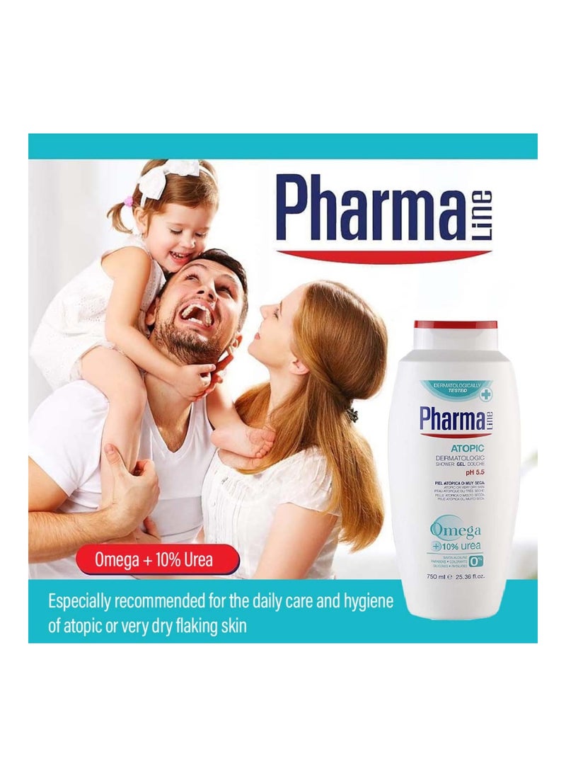 PharmaLine - Atopic Dermatologic Shower Gel 750 Ml - Image 1