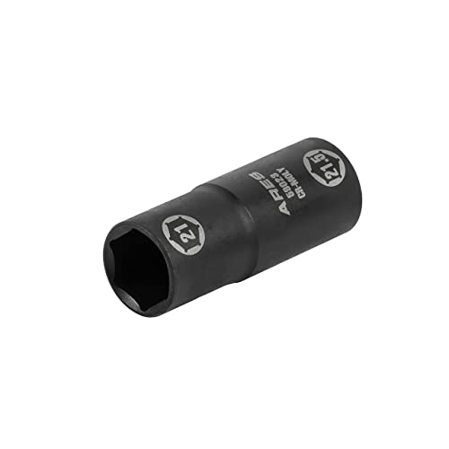 ARES 59023-1/2-inch Drive 21 x 21.5mm Half Size Lug Nut Flip Socket - Impact Grade Chrome-Moly Steel – Remove Warped, Damaged, and Bloated Chrome Capped Lug Nuts - Image 5
