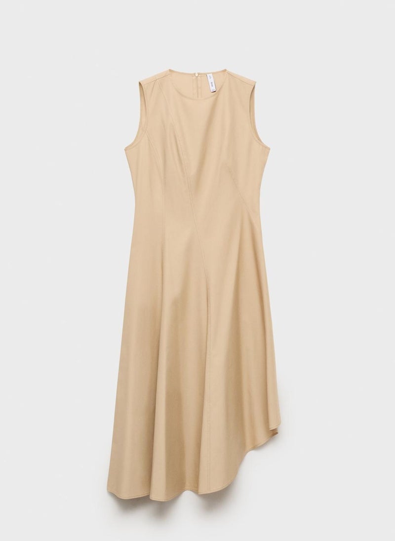 MANGO Long Cape Flared Dress  - Image 1