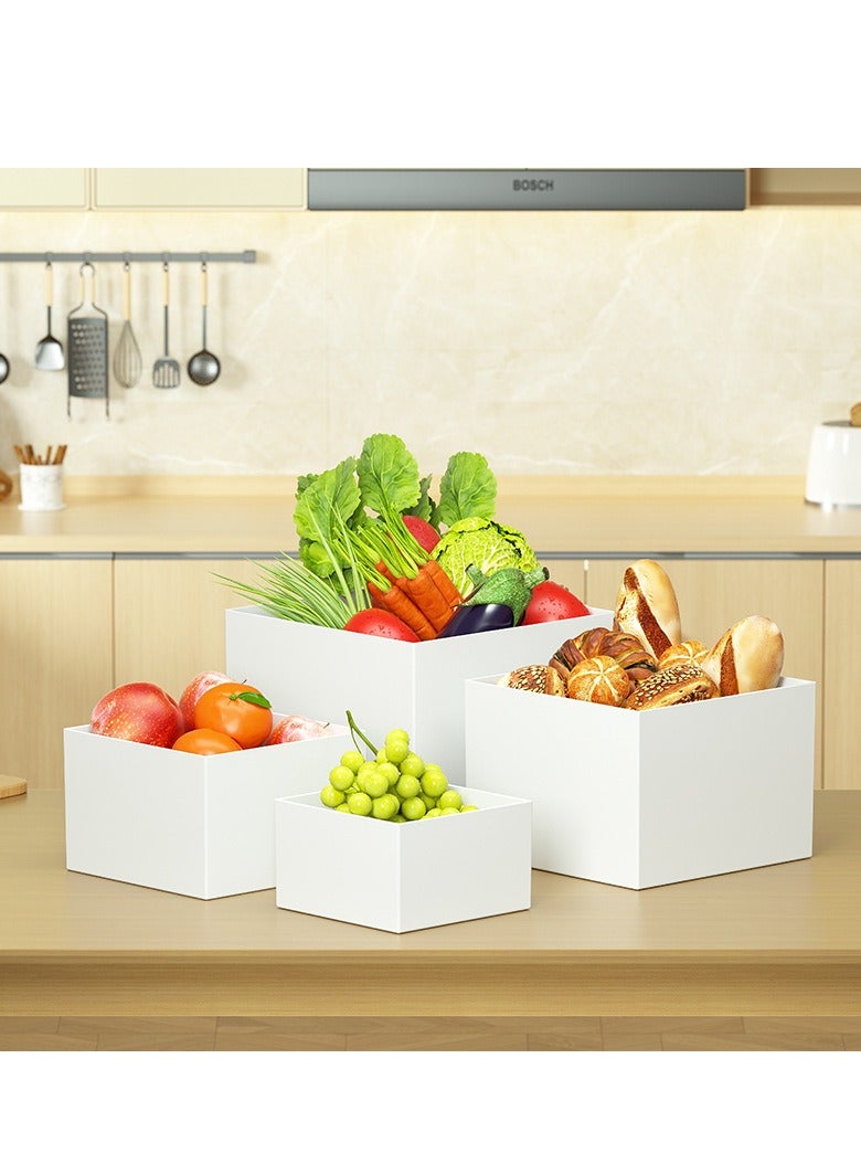 Set of 6 Buffet Risers, Food Display Risers for Party, White Dessert Stands, Cube Display Boxes for Party, Wedding - Image 4