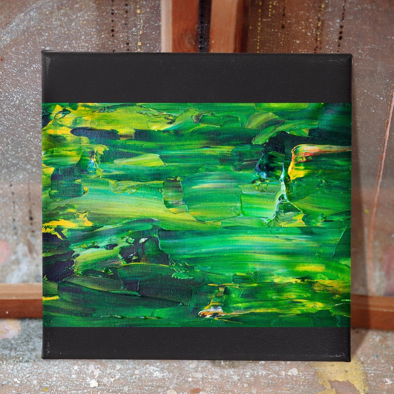 2Pcs Black Painting Canvas Professional Artist Stretched Canvas Oil Painting Frames - Image 4