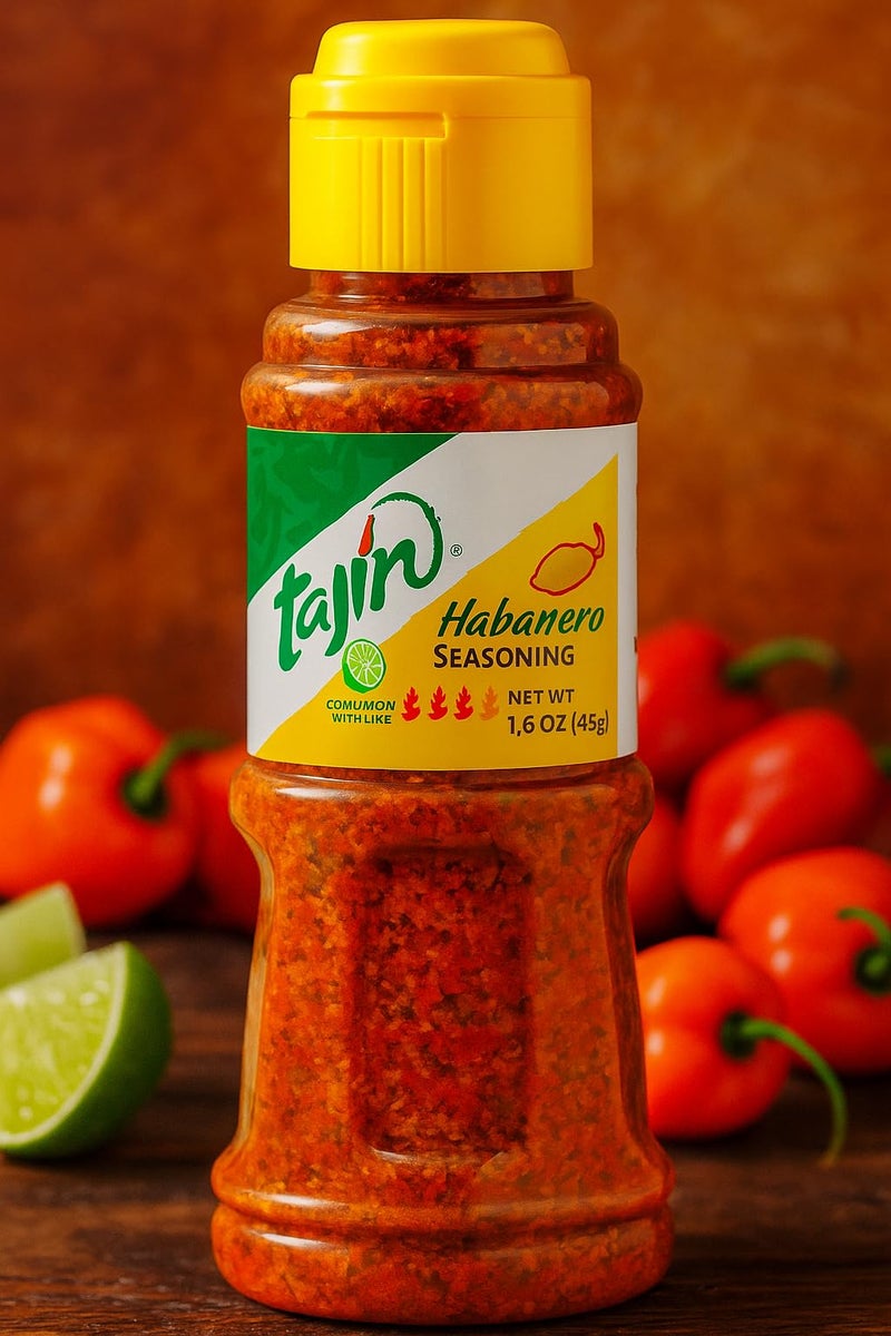 Tajin Tajín Habanero Seasoning 45g, By COUGAR – Spicy Chili & Lime Powder Blend for Fruits, Snacks, Drinks & Cooking – Premium Mexican Style Flavor Enhancer (IMPORTED-MEX) - Image 5