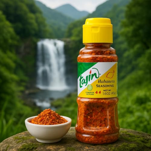 Tajin Tajín Habanero Seasoning 45g, By COUGAR – Spicy Chili & Lime Powder Blend for Fruits, Snacks, Drinks & Cooking – Premium Mexican Style Flavor Enhancer (IMPORTED-MEX) - Image 3