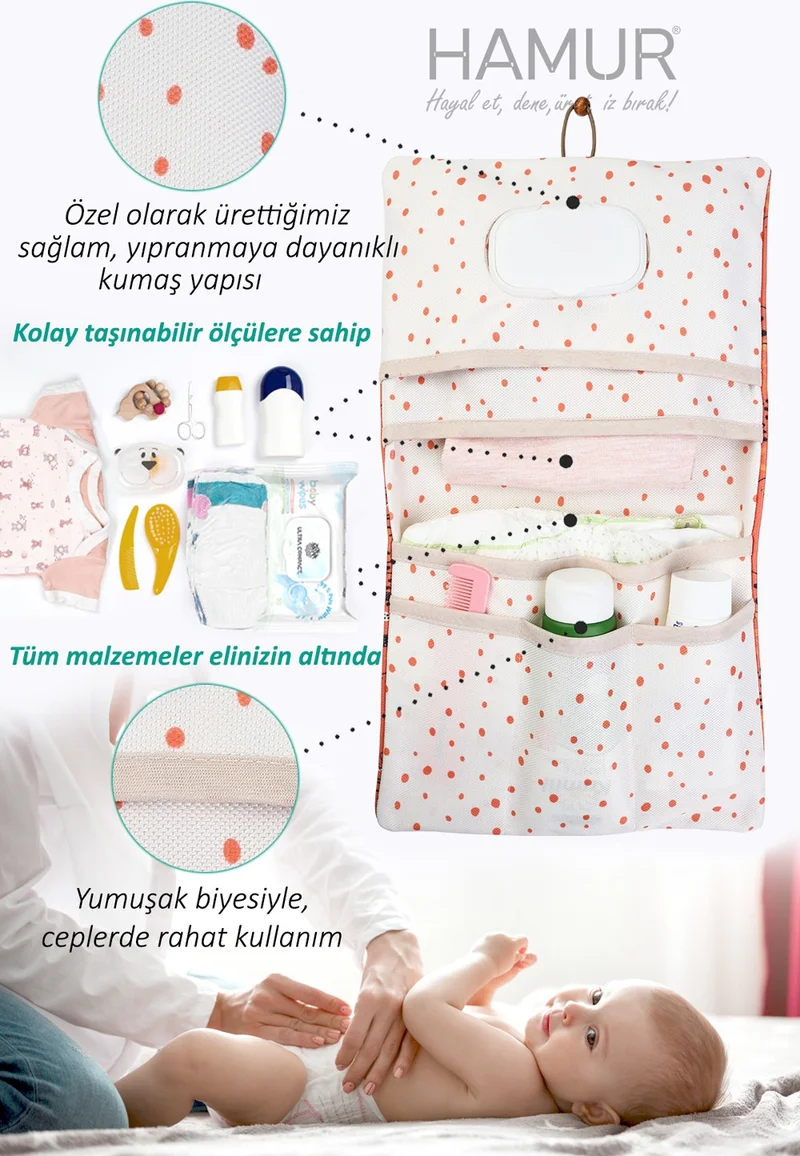 هامور Mother Baby Care Bag Newborn Diaper Changing Organizer Bag Organizer Bonatitan