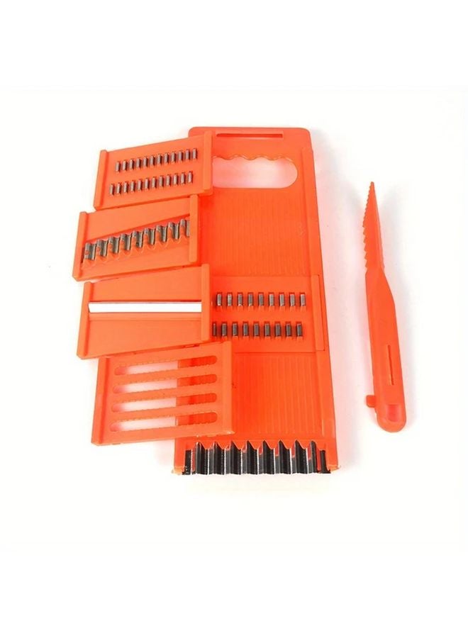 5 In 1 Stainless Steel Korean Carrot Grater Durable Kitchen Tool Vegetable Peeler - Image 5