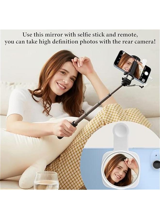 أنكوفو مراة سيلفي للكاميرا الخلفية للجوال - انظر كيف تبدو في الكاميرا الخلفية - للحصول على صور عالية الدقة (ابيض) - Image 3