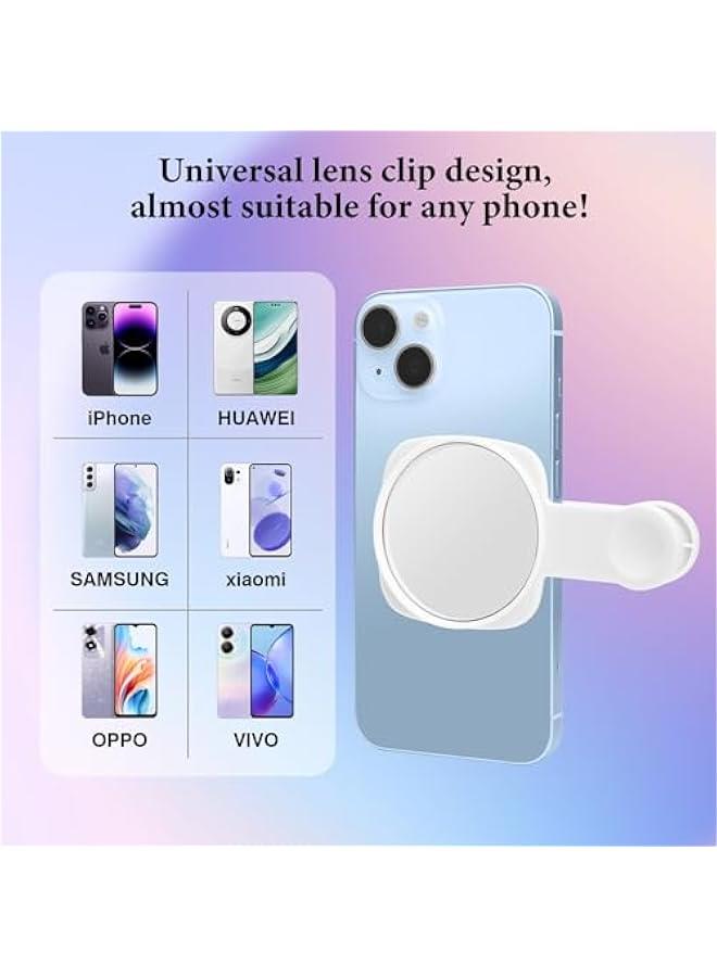 أنكوفو مراة سيلفي للكاميرا الخلفية للجوال - انظر كيف تبدو في الكاميرا الخلفية - للحصول على صور عالية الدقة (ابيض) - Image 5