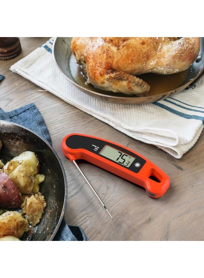 Lavatools Javelin® PRO Duo Ultra-Fast 2-Second Professional Digital Instant Read Meat Thermometer for Grill and Cooking, Auto-Rotating Backlit Display, IP65 Water Resistant – Ink - Image 5