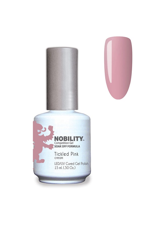 Lechat Nobility Soak Off Tickled Pink Color Ballet Slipper Pink Cream UV Led Cured Nail Polish 15 ml Nbgp150 