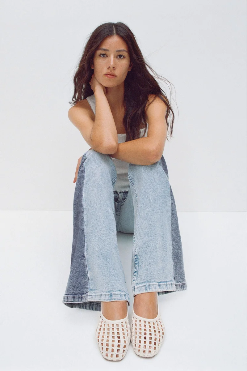 H&M Flared Low Jeans