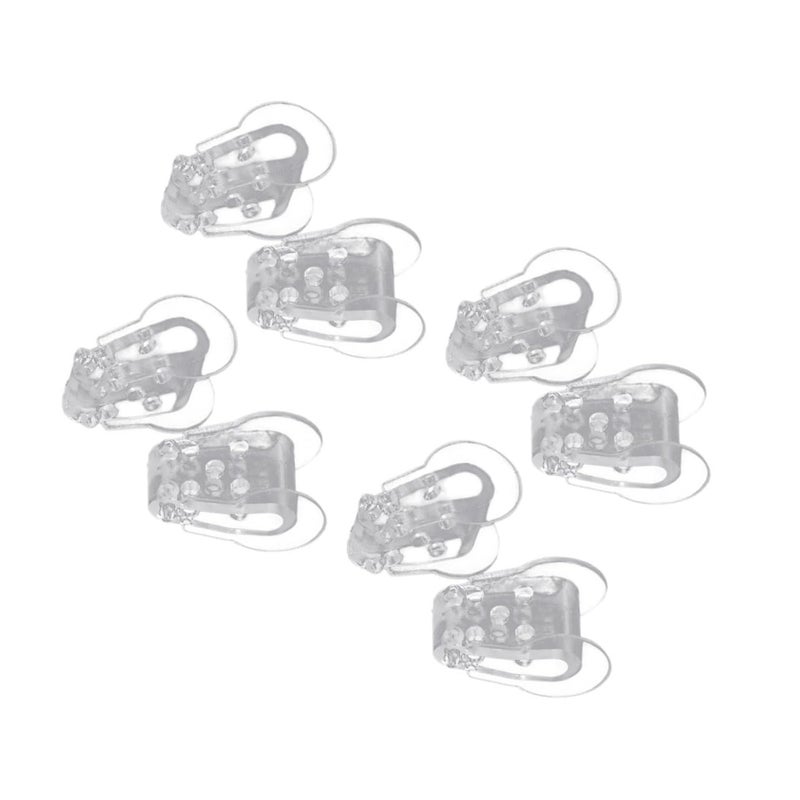 Overlapping Gel Toe Spacers 8pcs Set Comfortable Transparent Unisex Foot Adjuster - Image 1