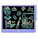 FLUESTON LCD Writing Tablet Doodle Board Toys Gifts for 38 Year Old Girls Boys 12 Inch Colorful Electronic Board Drawing Pad for Kids Christmas Gifts for Toddler Educational Learning TravelPurple - Image 3