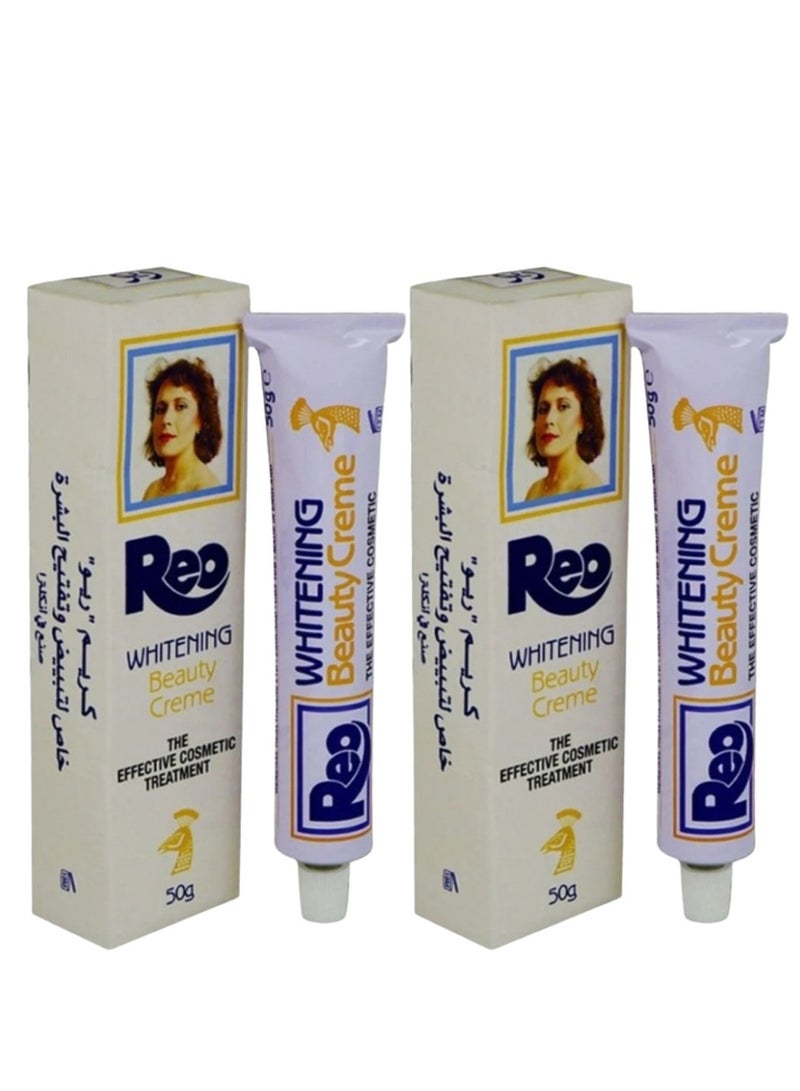REO 2pcs Beauty Whitening Cream 2*50 g