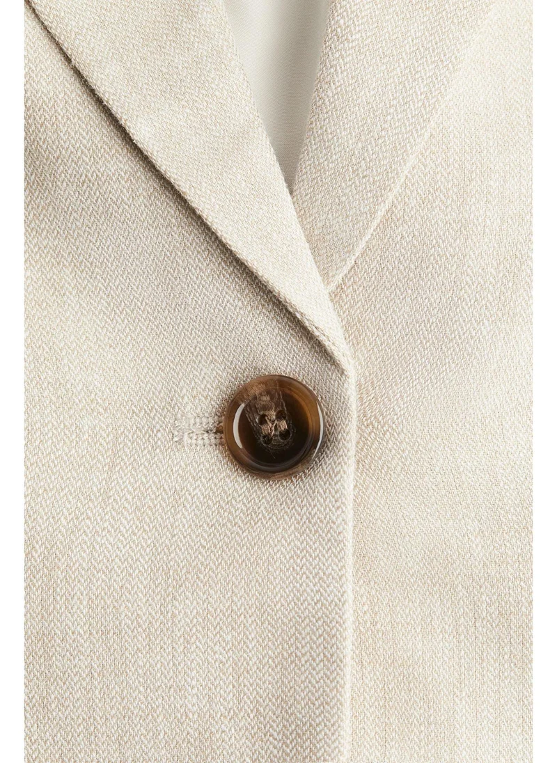 H&M Linen-blend blazer