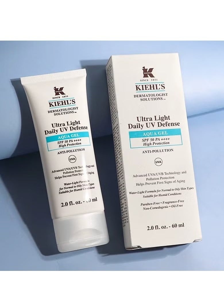 كييلز واقي شمسي حساس للماء فوق الخفيفة الدفاع اليومي عن الأشعة فوق البنفسجية SPF50 PA +++ 60ML - Image 2