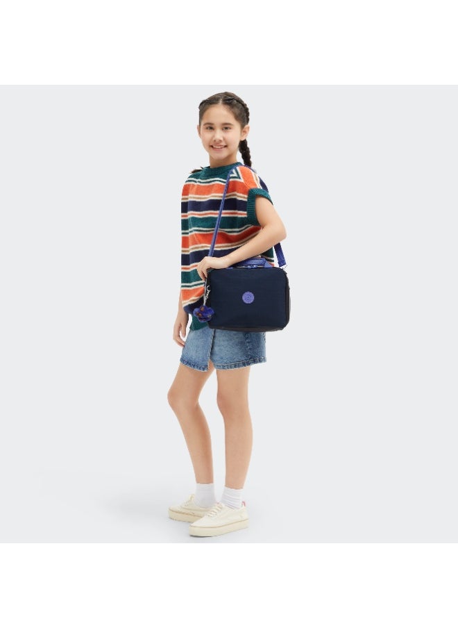 kipling Miyo Kids Insulated Medium Lunch bag with Trolley Sleeve, 8L, 0.26 kg  - True Block (Mixed Colors)  - Image 5