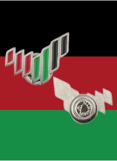 Yuwell Pack Of 6 Pcs UAE National Metal Badge Spirit Of The Union National Day Brooch With Magnetic Pin  - Image 3