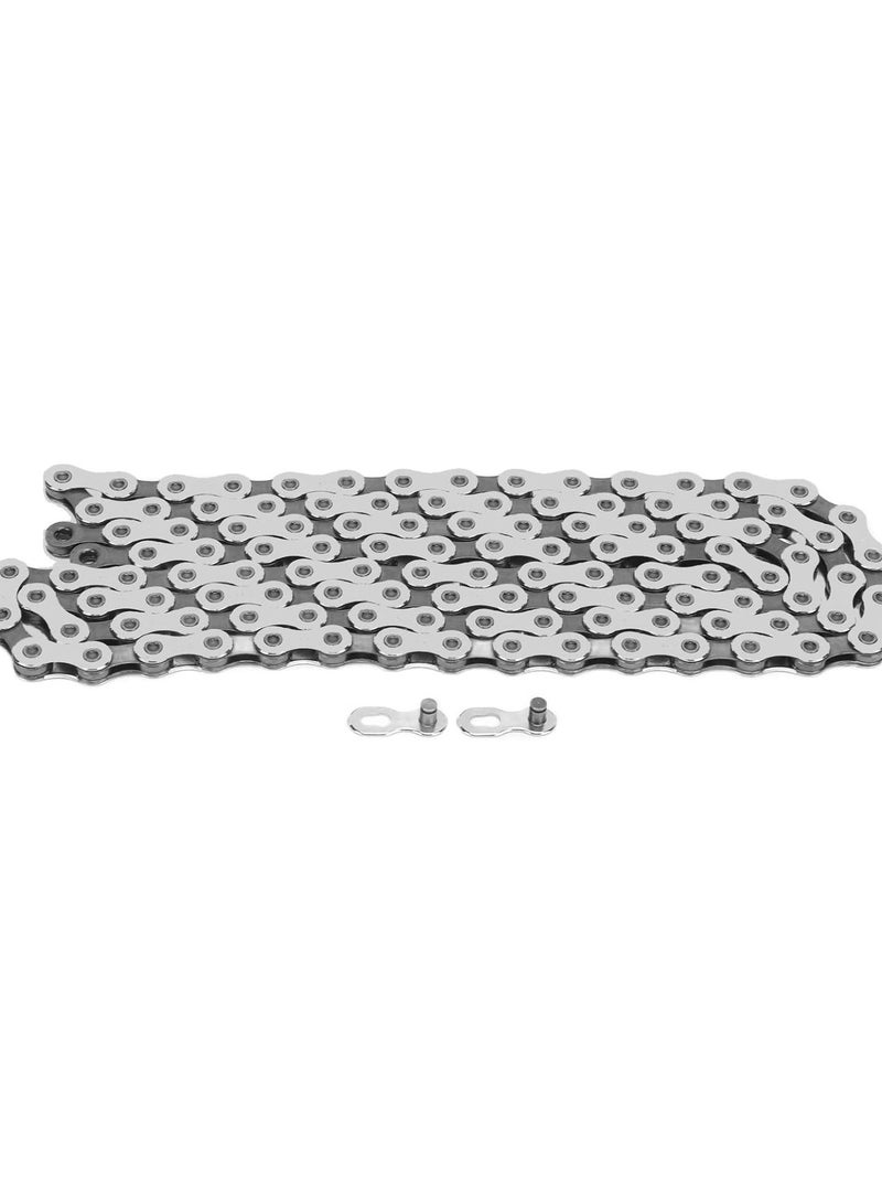 GGOOT 11 Speed Bicycle Chain, 116 Links Fully Plated Variable Speed Bike Chain, Special Forged Steel Bike Chain for Outdoor for Mountain Bikes Road Bikes Folding Bikes Save Time and Effort - Image 1