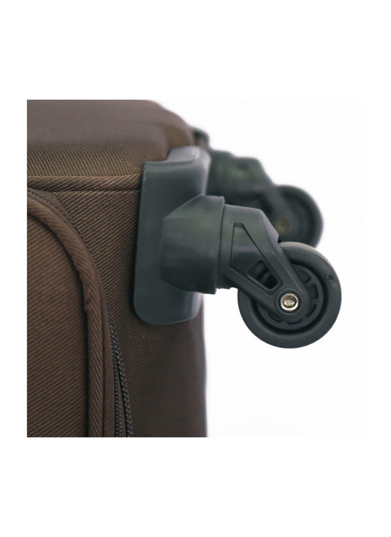 GIORDANO - Giordano Softside  Luggage Trolley 3 PCS Set ,Coffee - Image 1