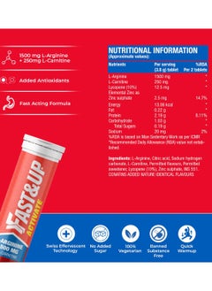 FAST&UP Fast & Up Activate - Caffeine Free Pre-Workout- Orange  - Image 3