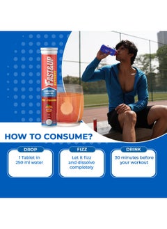 FAST&UP Fast & Up Activate - Caffeine Free Pre-Workout- Orange  - Image 5
