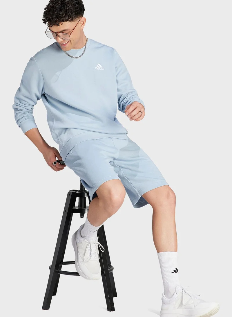 Adidas Essentials Big Logo French Terry Shorts
