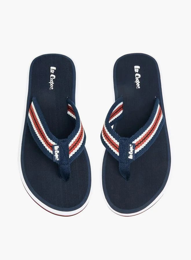 لي كوبر Men Striped Flip Flops