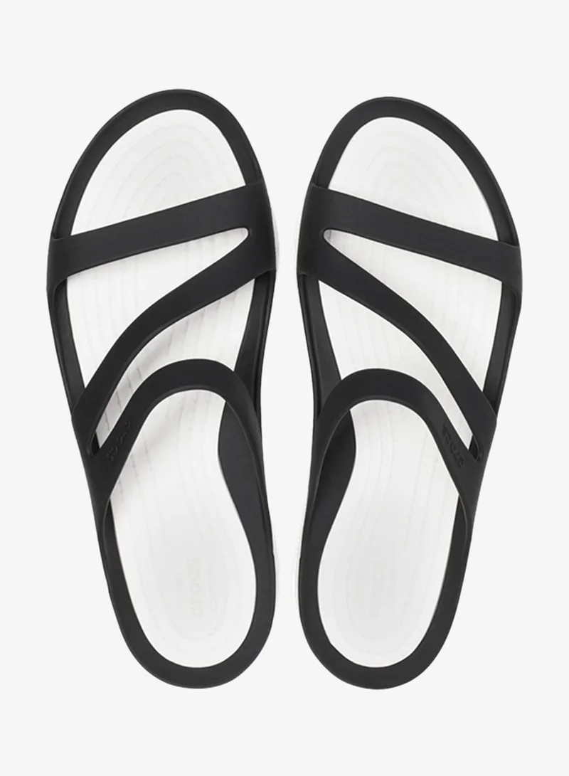 Crocs Black Casual Swiftwater Slip Ons Sandals for Women | Best Price UAE