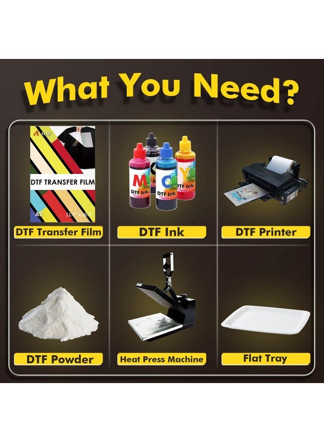 A-SUB Dtf Transfer Film A3(11.7X16.5 Inch) 30 Sheets Double Sided Matte Dtf Transfer Film For Sumblimation Or Dtf Inkjet Printer Direct To Film Pet Transfer Paper For T Shirts Textile - Image 3